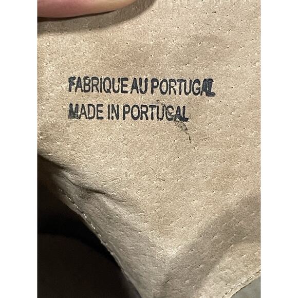 Free People Keyhole Leather Tan Chunky Heel Ankle Boot Women’s Size 6.5 (37) - Picture 10 of 11